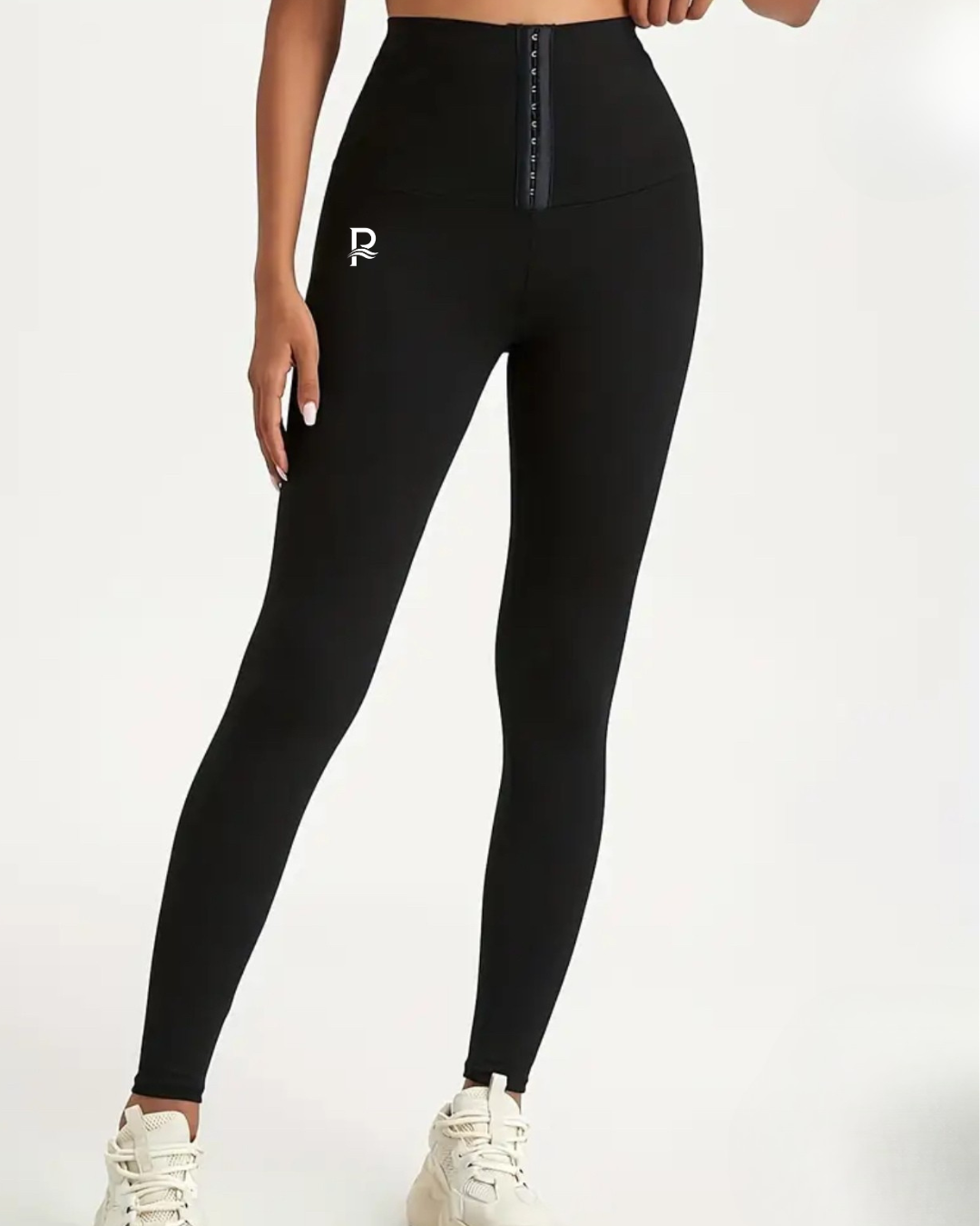 2-Piece High-Waisted Camouflage Leggings with Side Pockets