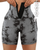 Women's Tie-Dye Yoga Shorts with Side Pockets