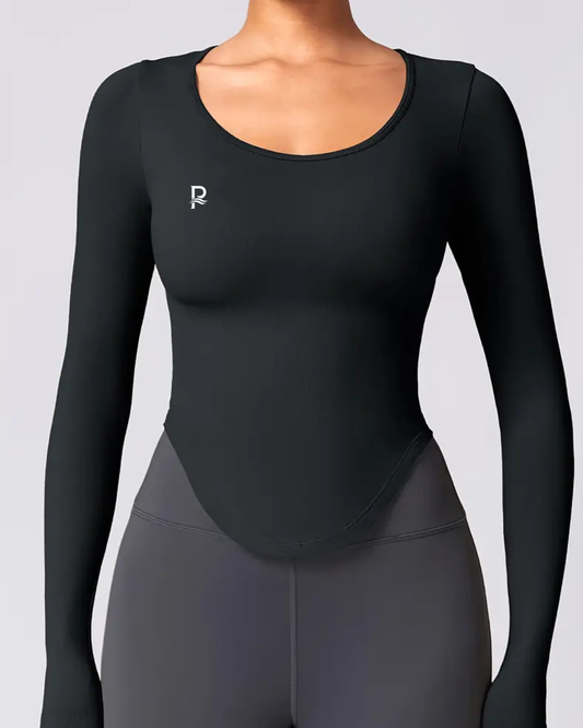 European And American Four-Season Yoga Top Long-Sleeved T-Shirt