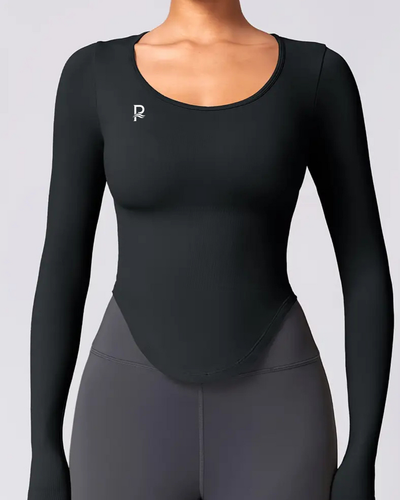 European And American Four-Season Yoga Top Long-Sleeved T-Shirt