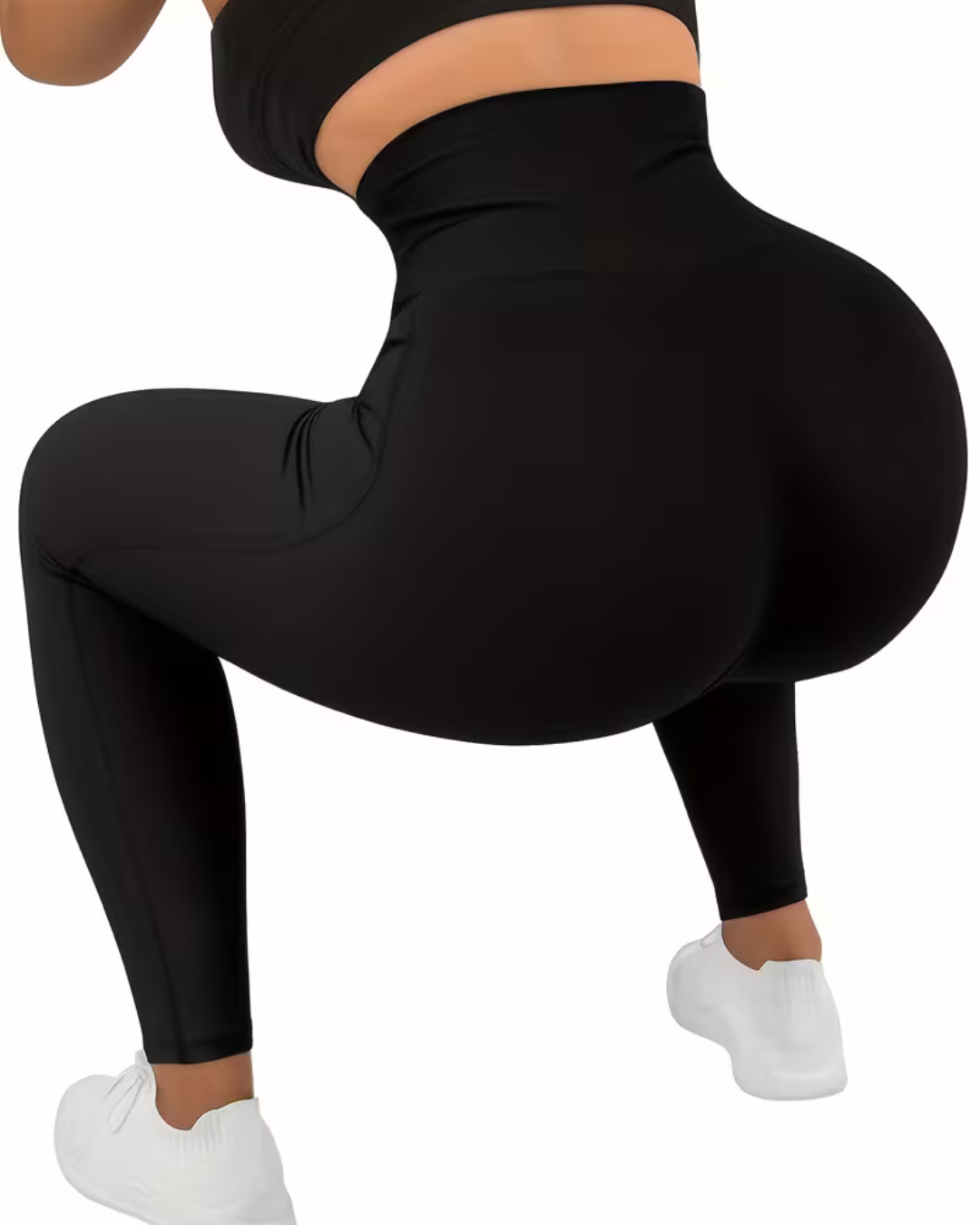 2-Piece High-Waisted Camouflage Leggings with Side Pockets