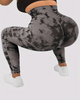 Women'S High-Waist Tie-Dye Print Waist Trainer with Butt Lifting Pockets and Front Buttons
