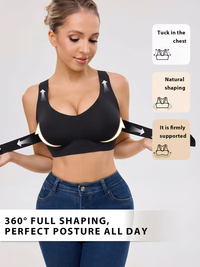 Front-Closure Push-Up Posture Bra